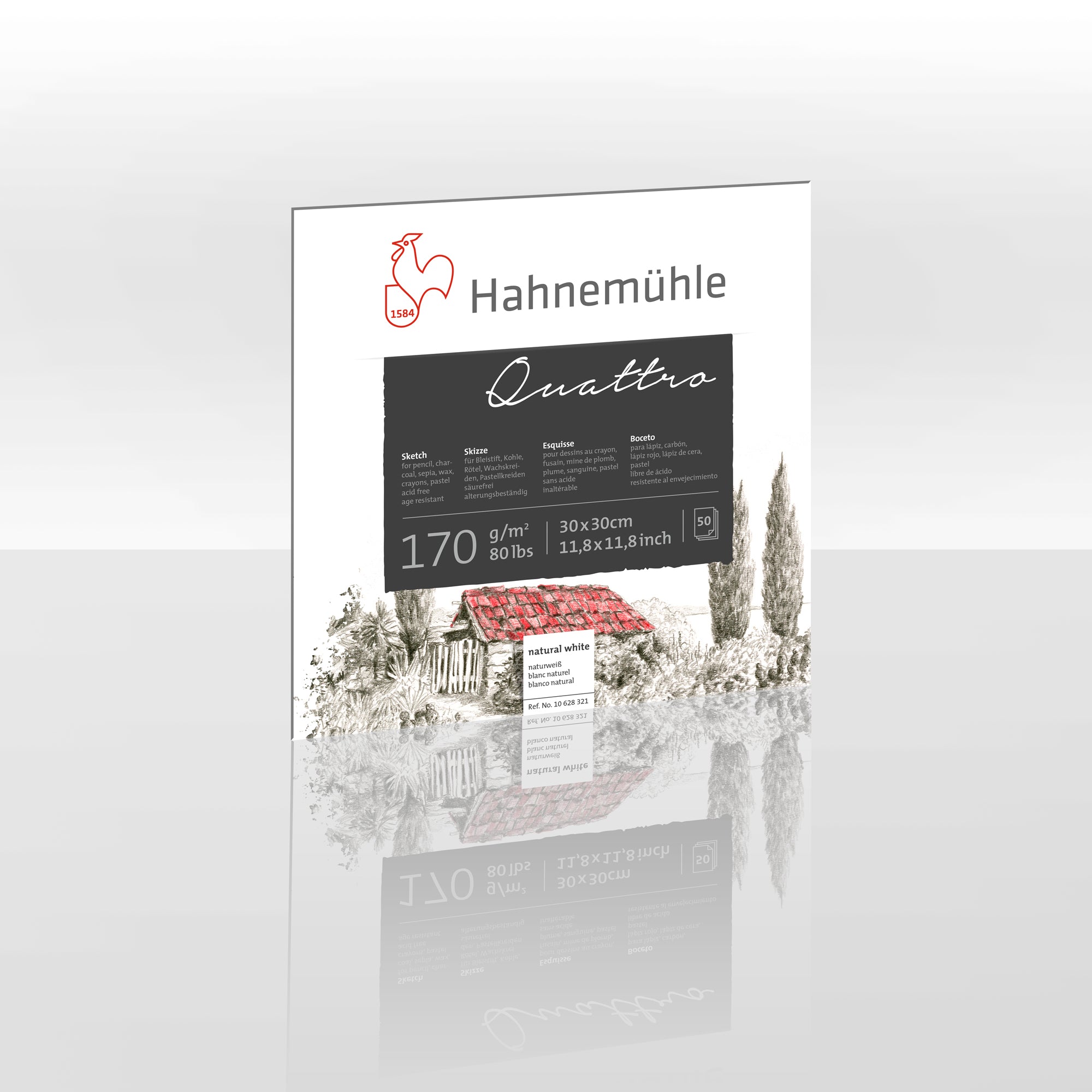 SKETCHPAD QUATTRO 170 GR 30X30 50 SHEETS