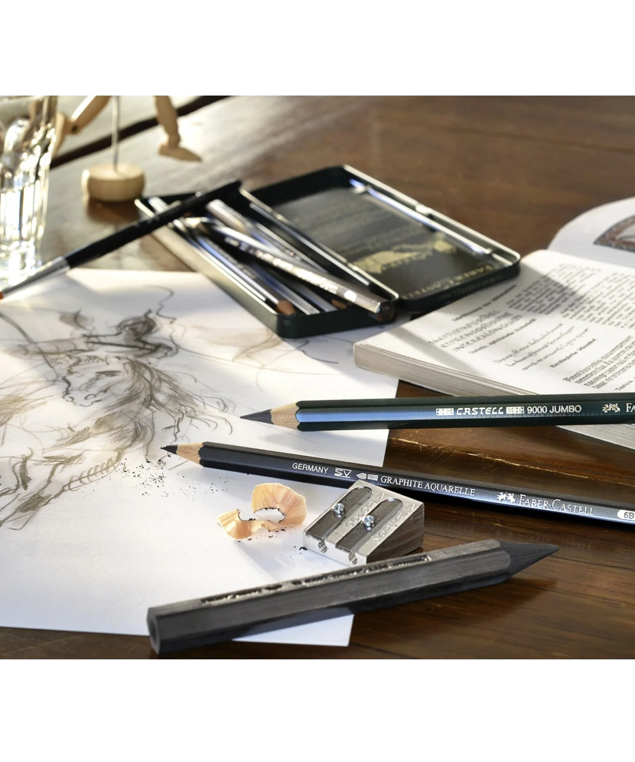 Creioane Graphite Aquarelle Faber-Castell