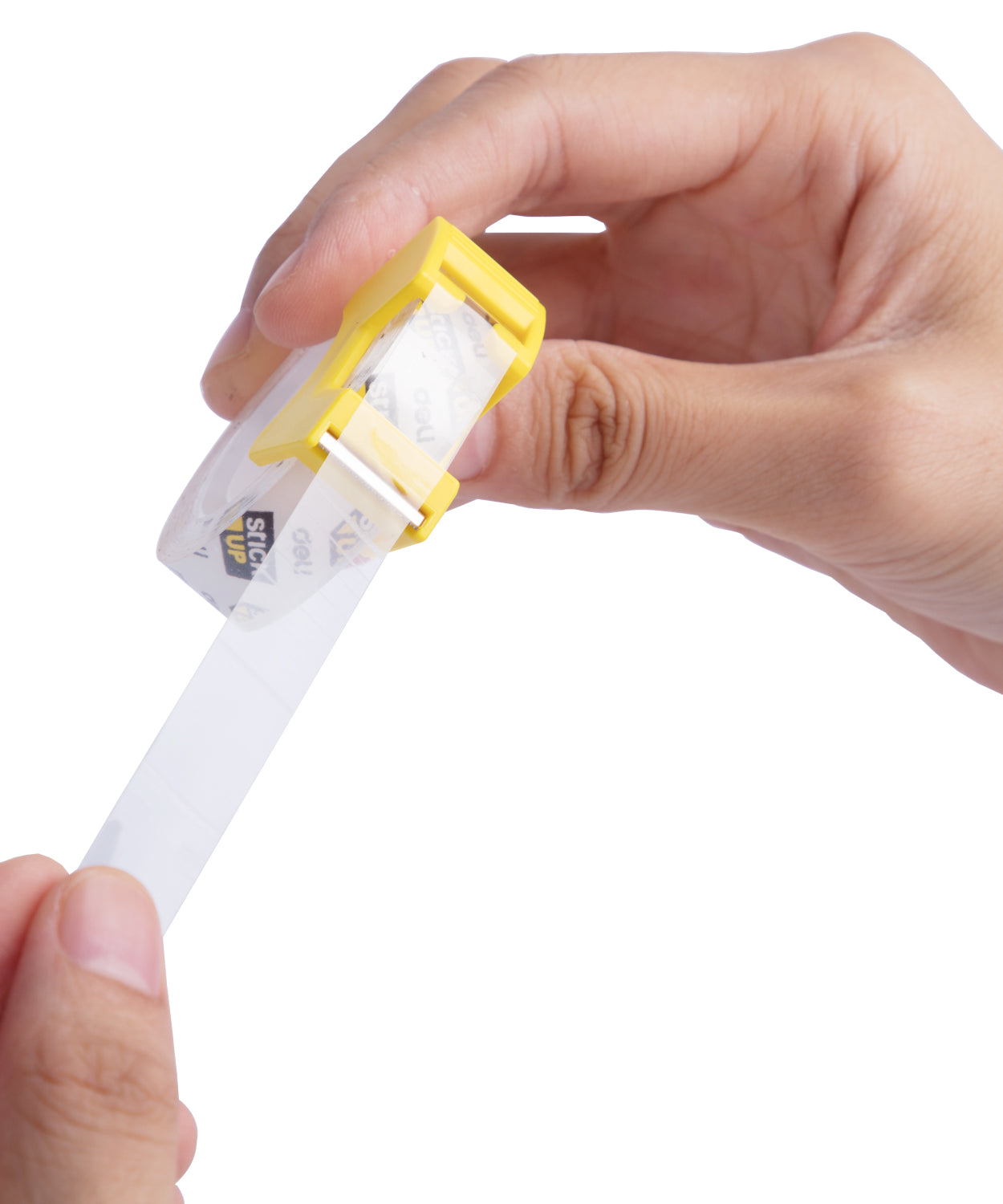 Dispenser cu banda adeziva invizible 2 x 12mm x 18.3 m Deli