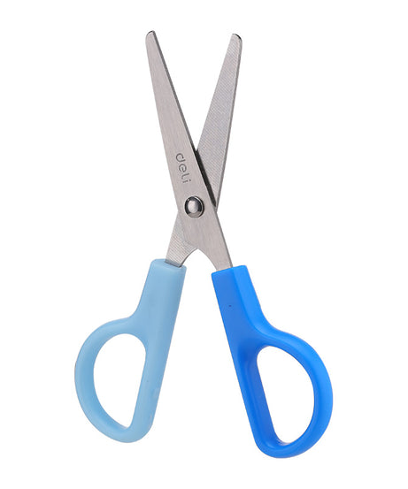 Foarfeca scolara 12 cm cu protectie de plastic Deli