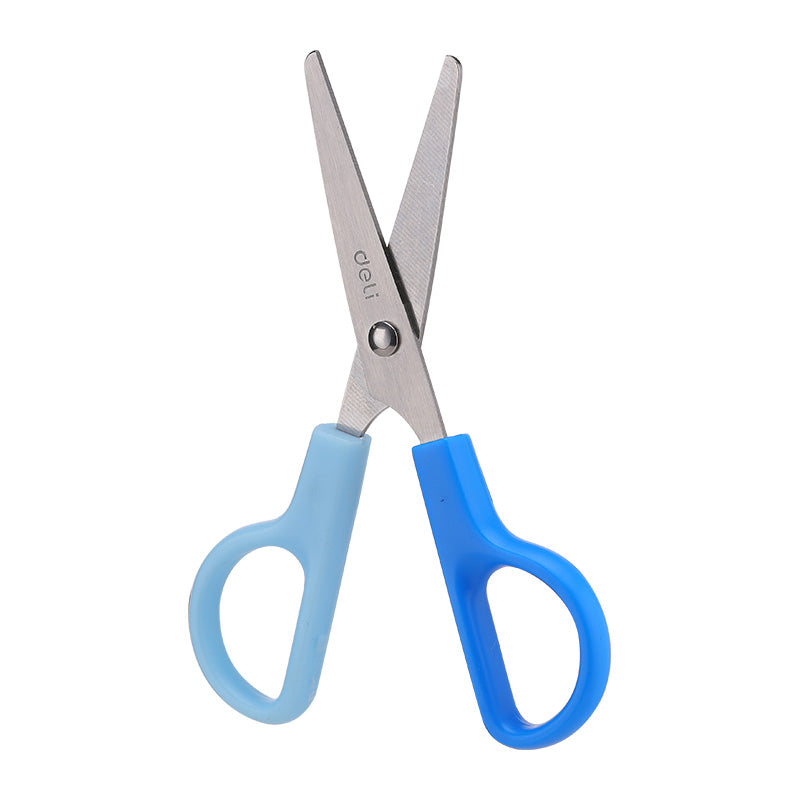 Foarfeca scolara 12 cm cu protectie de plastic Deli