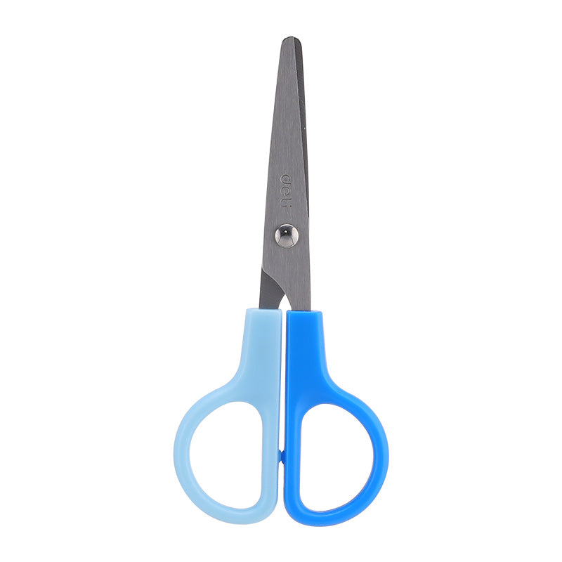 Foarfeca scolara 12 cm cu protectie de plastic Deli