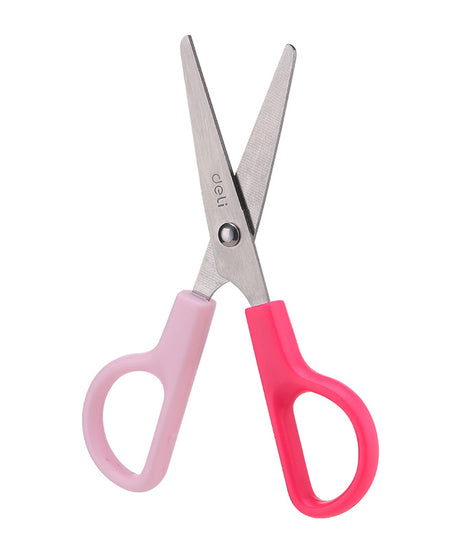 Foarfeca scolara 12 cm cu protectie de plastic Deli