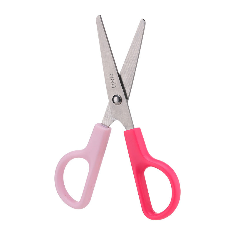 Foarfeca scolara 12 cm cu protectie de plastic Deli