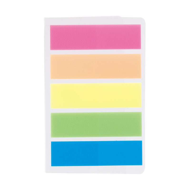 Index adeziv plastic 12 x 44 mm 5 culori 20 file Deli