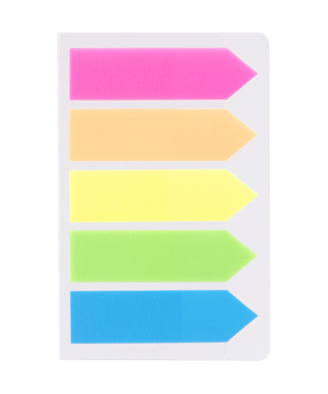 Index adeziv plastic sageata 12 x 43 mm 5 culori 20 file Deli