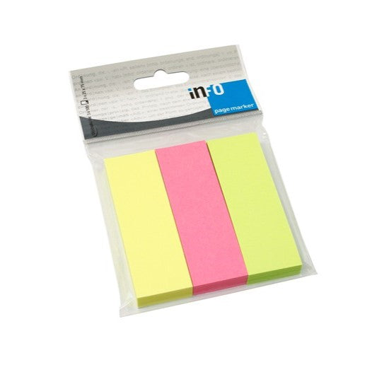 Notes adeziv 25x75 mm asortat 3x100 coli Global Notes