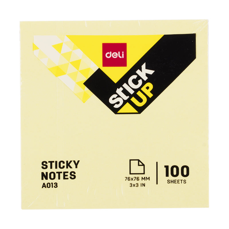 Notes adeziv 76 x 76 mm diverse culori pastel 100 file Deli