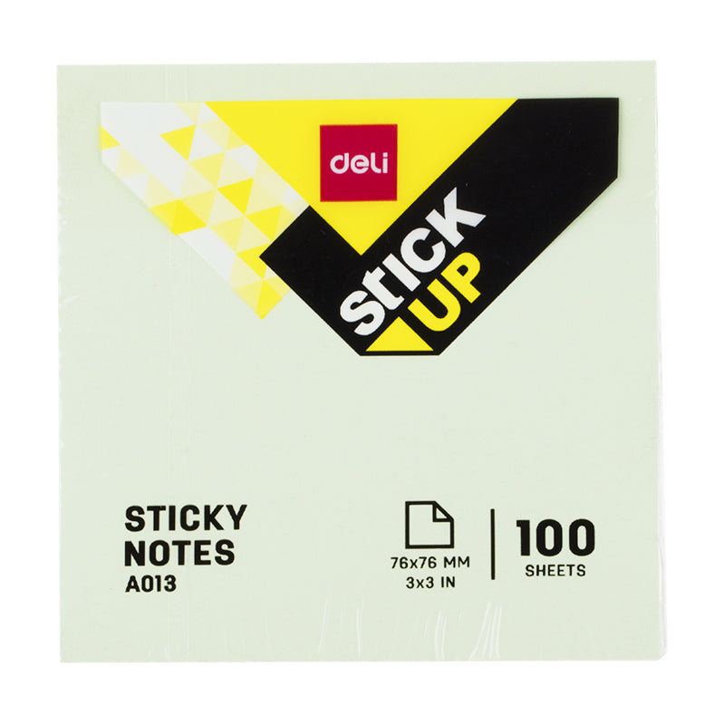Notes adeziv 76 x 76 mm diverse culori pastel 100 file Deli