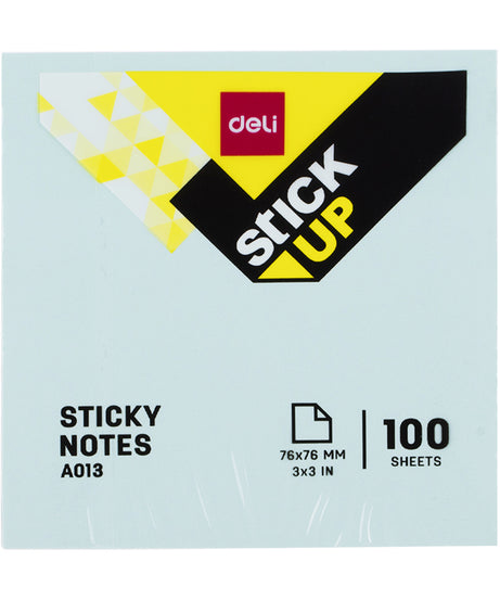 Notes adeziv 76 x 76 mm diverse culori pastel 100 file Deli