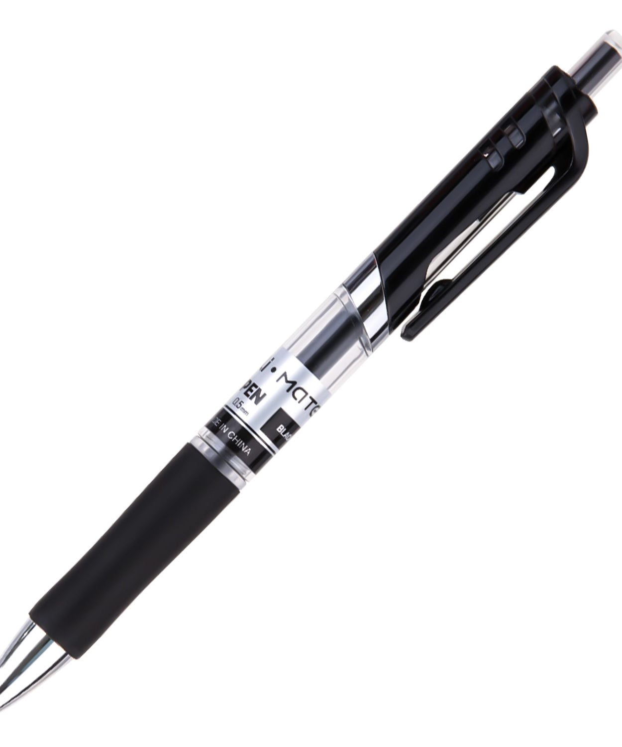 Pix cu gel si mecanism 0.5 mm negru Mate Deli
