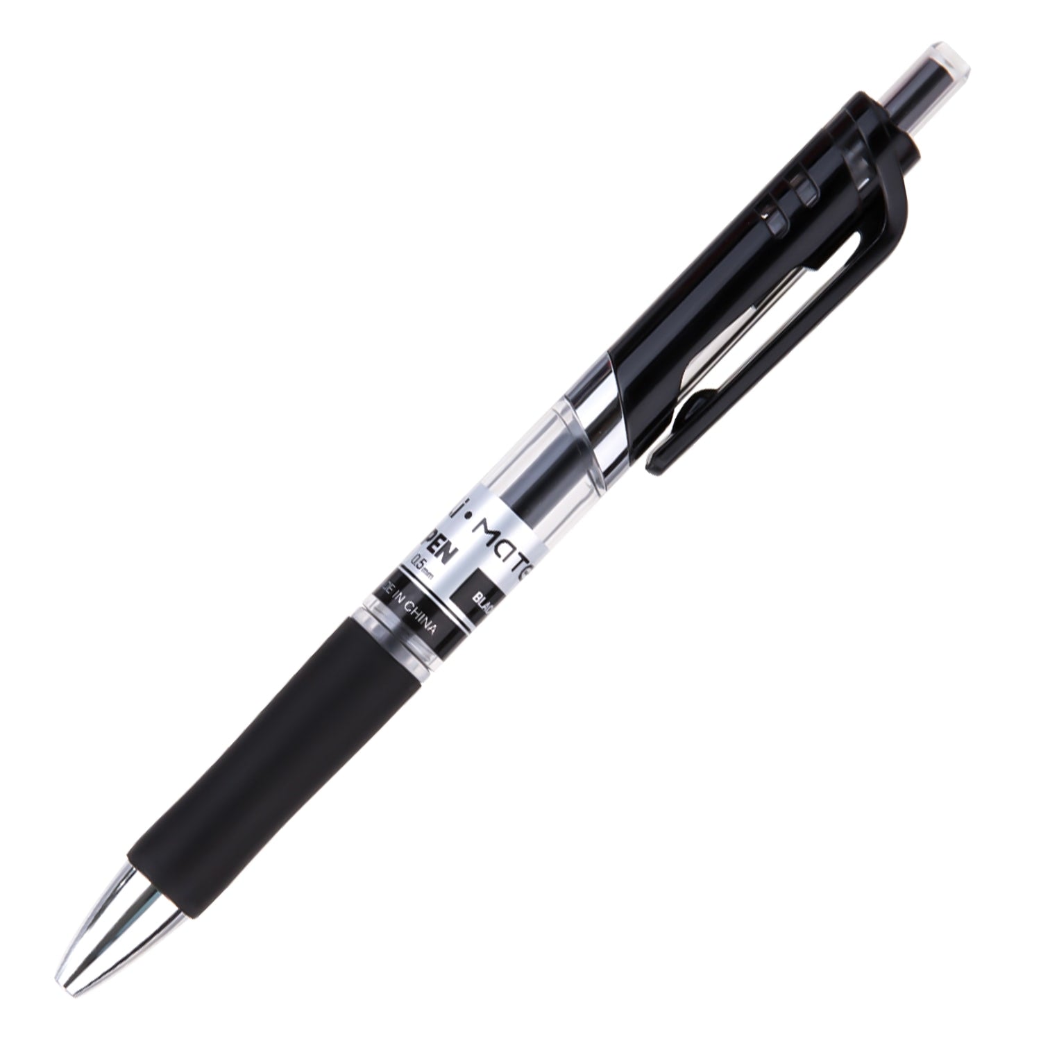 Pix cu gel si mecanism 0.5 mm negru Mate Deli