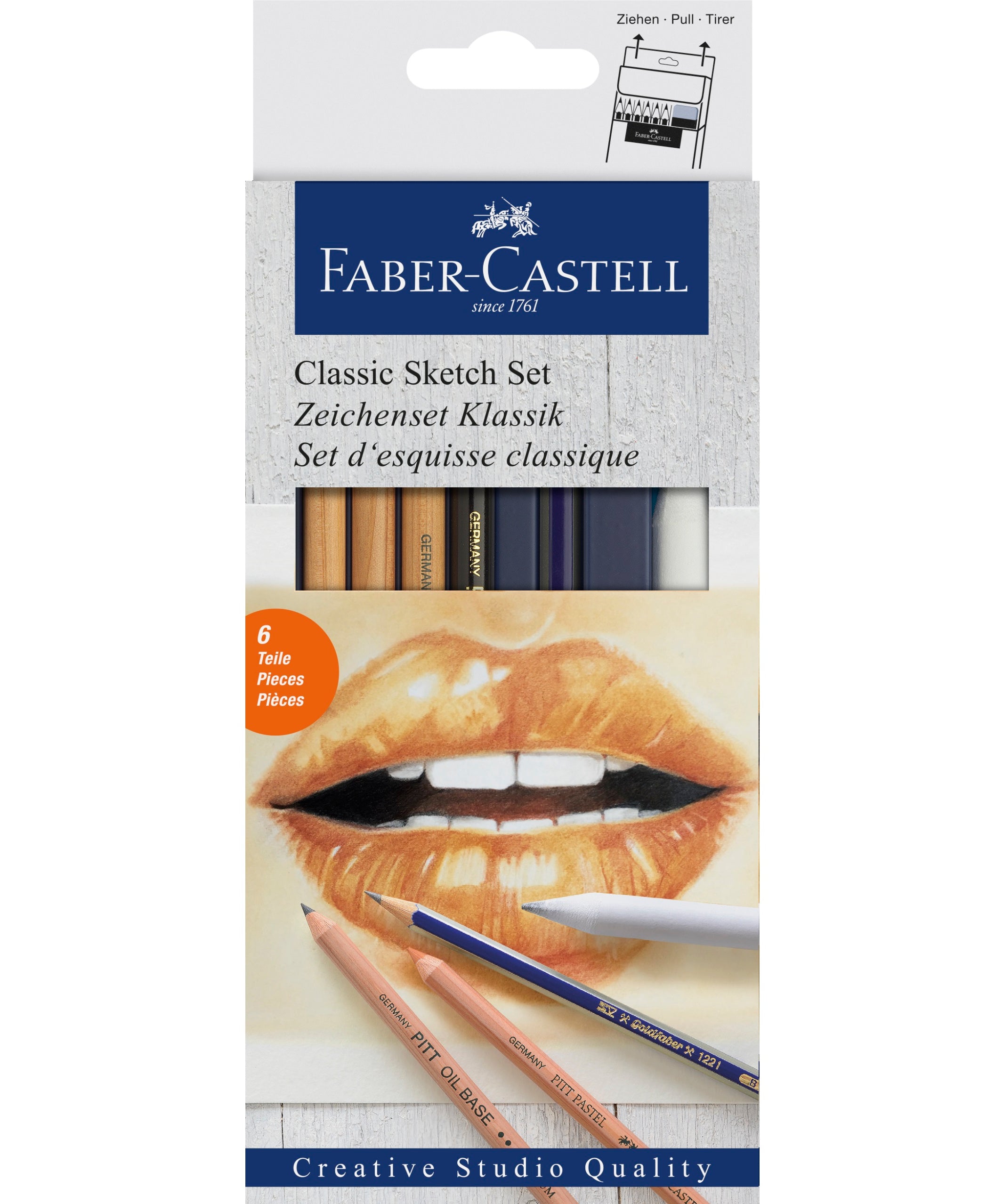Set desen 6 bucati pentru schite Faber-Castell