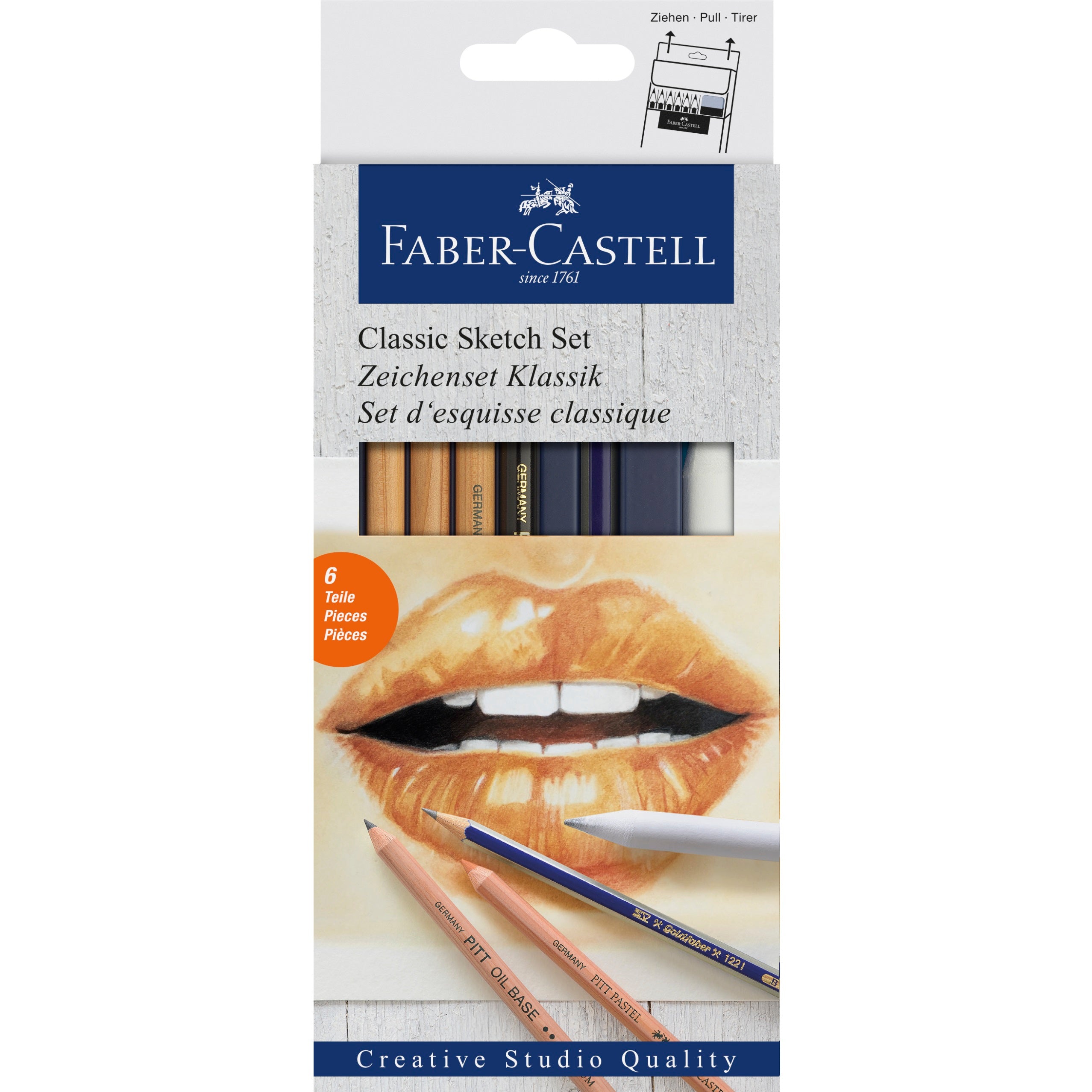 Set desen 6 bucati pentru schite Faber-Castell