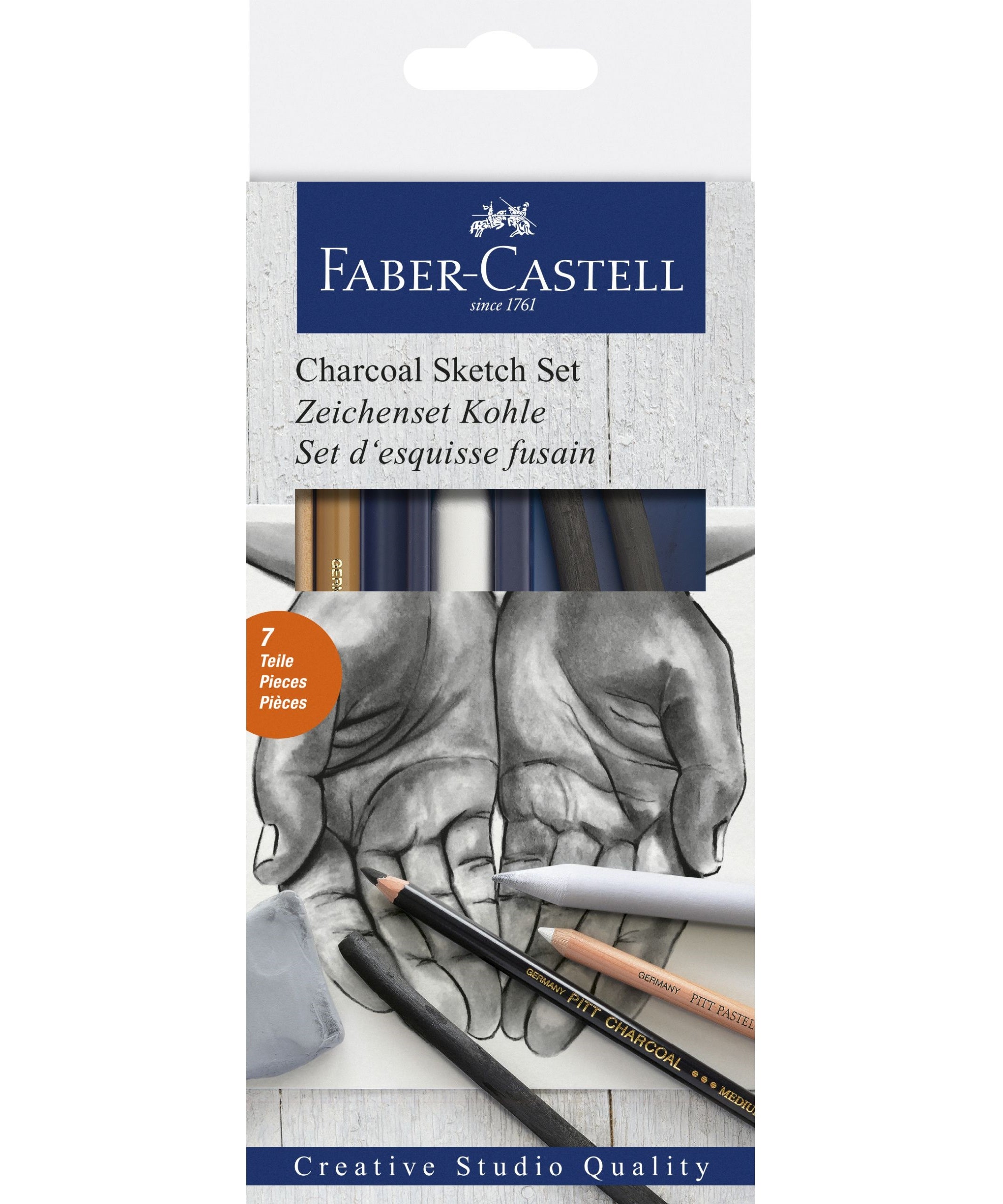 Set desen carbune Faber-Castell