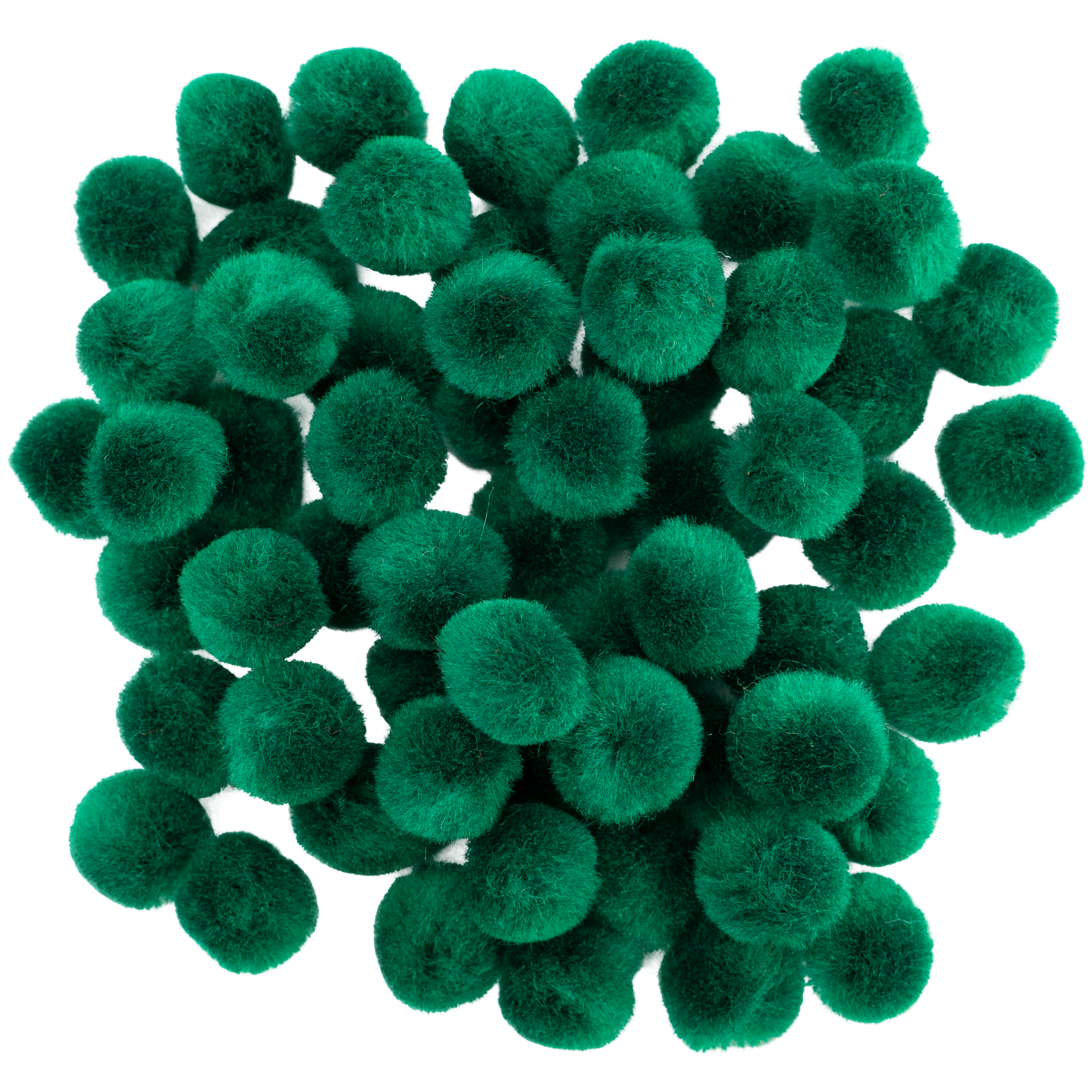 Pompon 15 mm Verde set 60 bucati