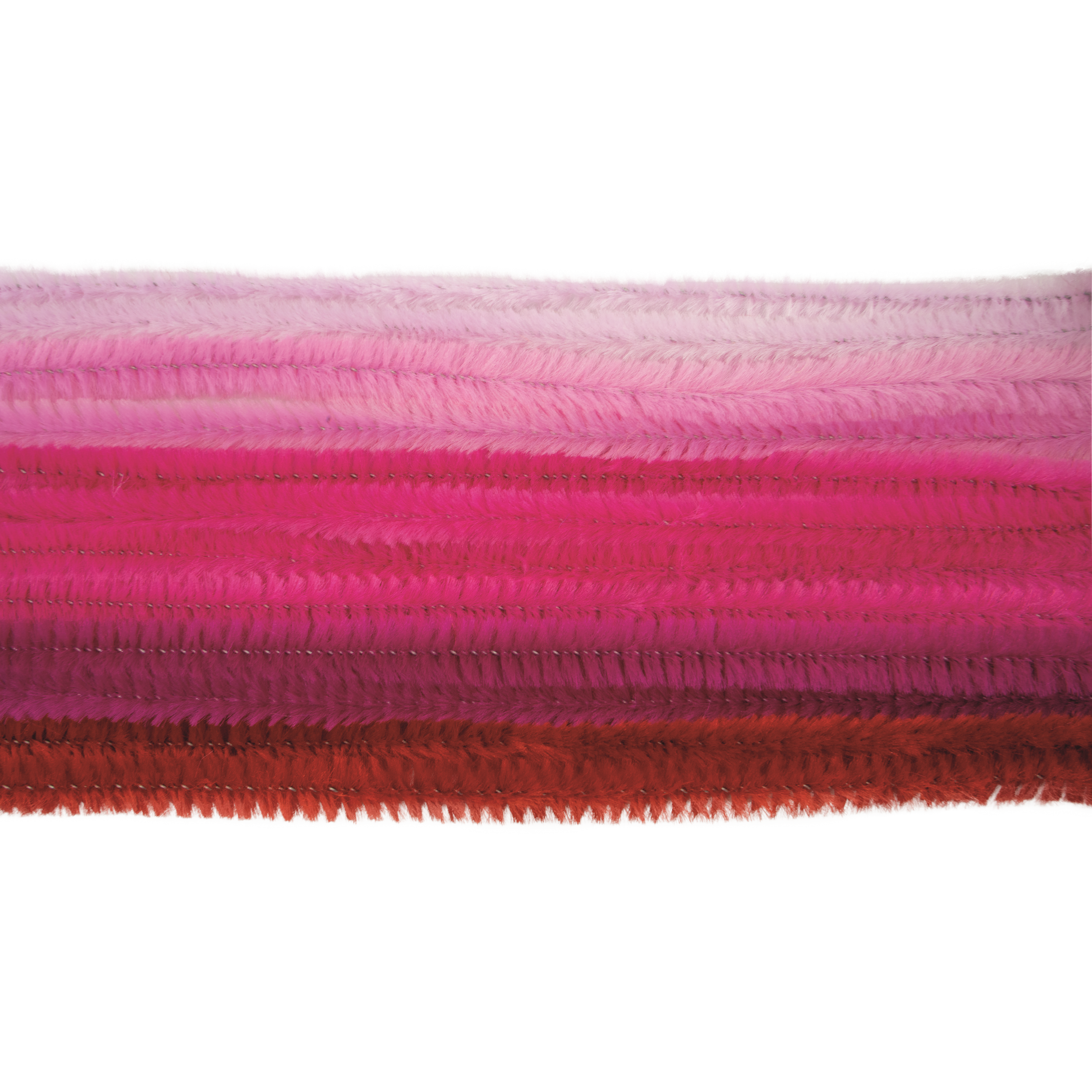 Sarma plusata Chenille mix nuante de rosu 8 mm x 50 cm set 10 buc