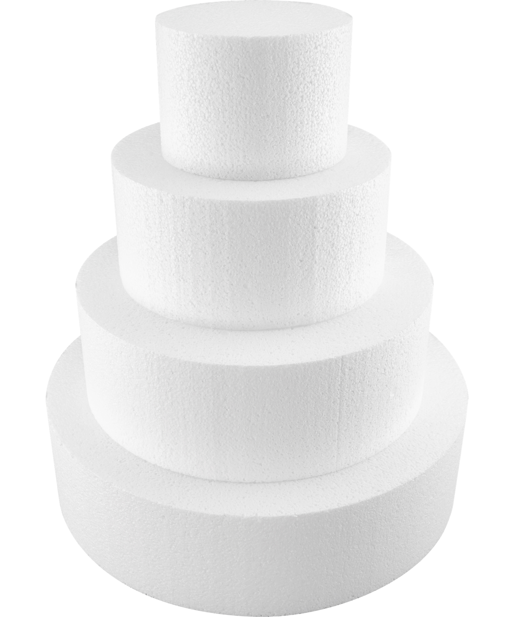 Tort din polistiren cu 4 straturi rotund