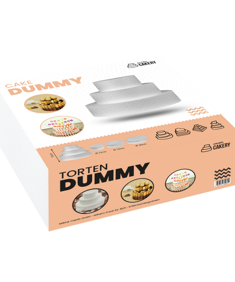 Tort din polistiren cu 3 straturi rotund