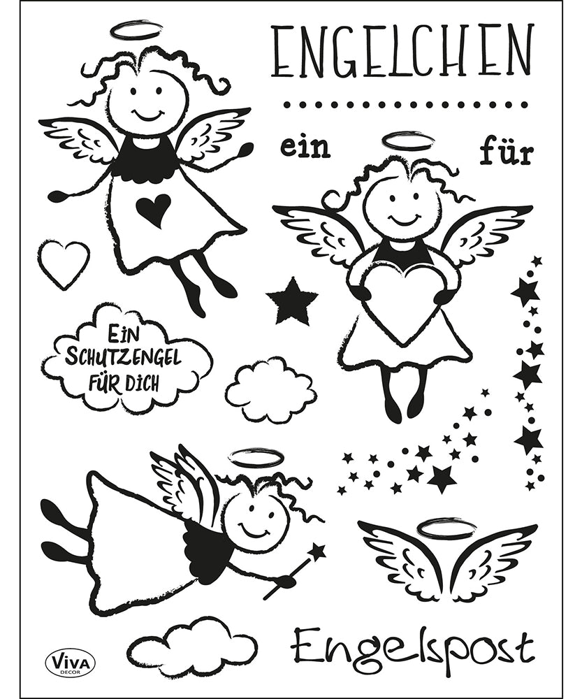 Stampile silicon "Micul inger" Viva Decor