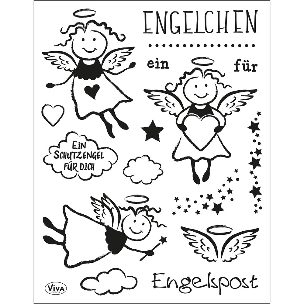 Stampile silicon "Micul inger" Viva Decor