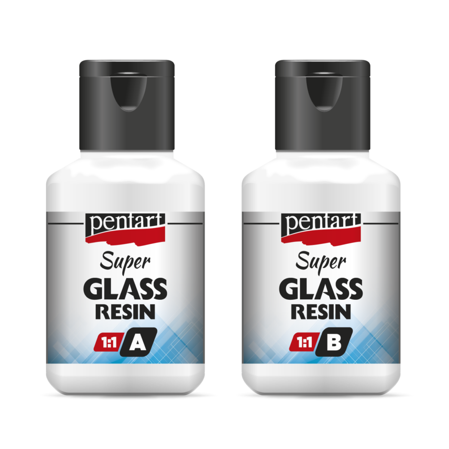 Acuarella - culori acrilice, accesorii papetarie, pensule, carioci si markere etc Rasina Super Glass Resin 1:1 - 40ML - Rasina artizanala Glass din categoria Arts & Entertainment > Hobbies & Creative Arts > Arts & Crafts > Art & Crafting Materials > Craft Paint, Ink & Glaze > Paint Mediums, util pentru elevi, studenti si profesori, produs original disponibil din stoc