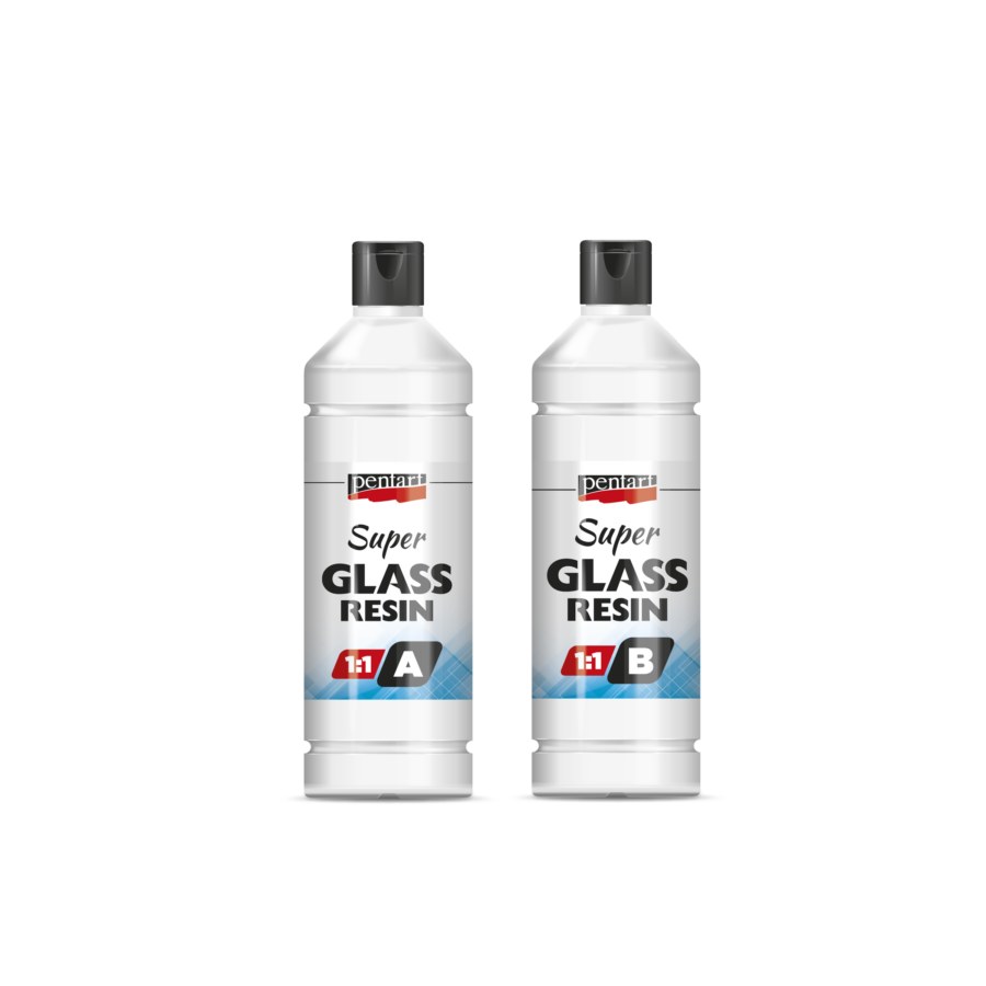 Rasina Super Glass Resin 1:1 - 125ML - din categoria , excelent pentru proiecte artistice si craft, pret avantajos in magazin online