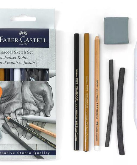 Set desen carbune Faber-Castell