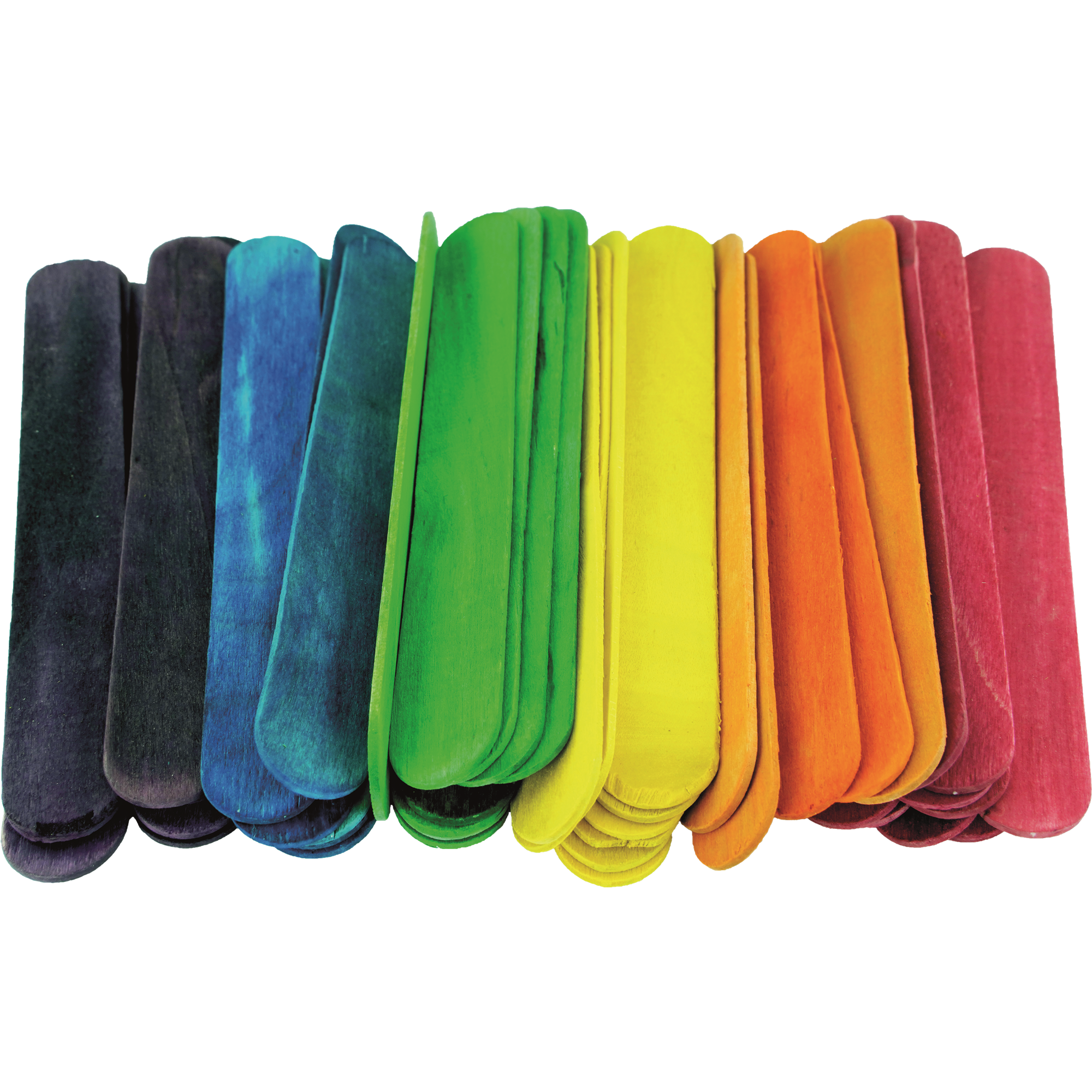 Bete din lemn colorate craft set 50 buc