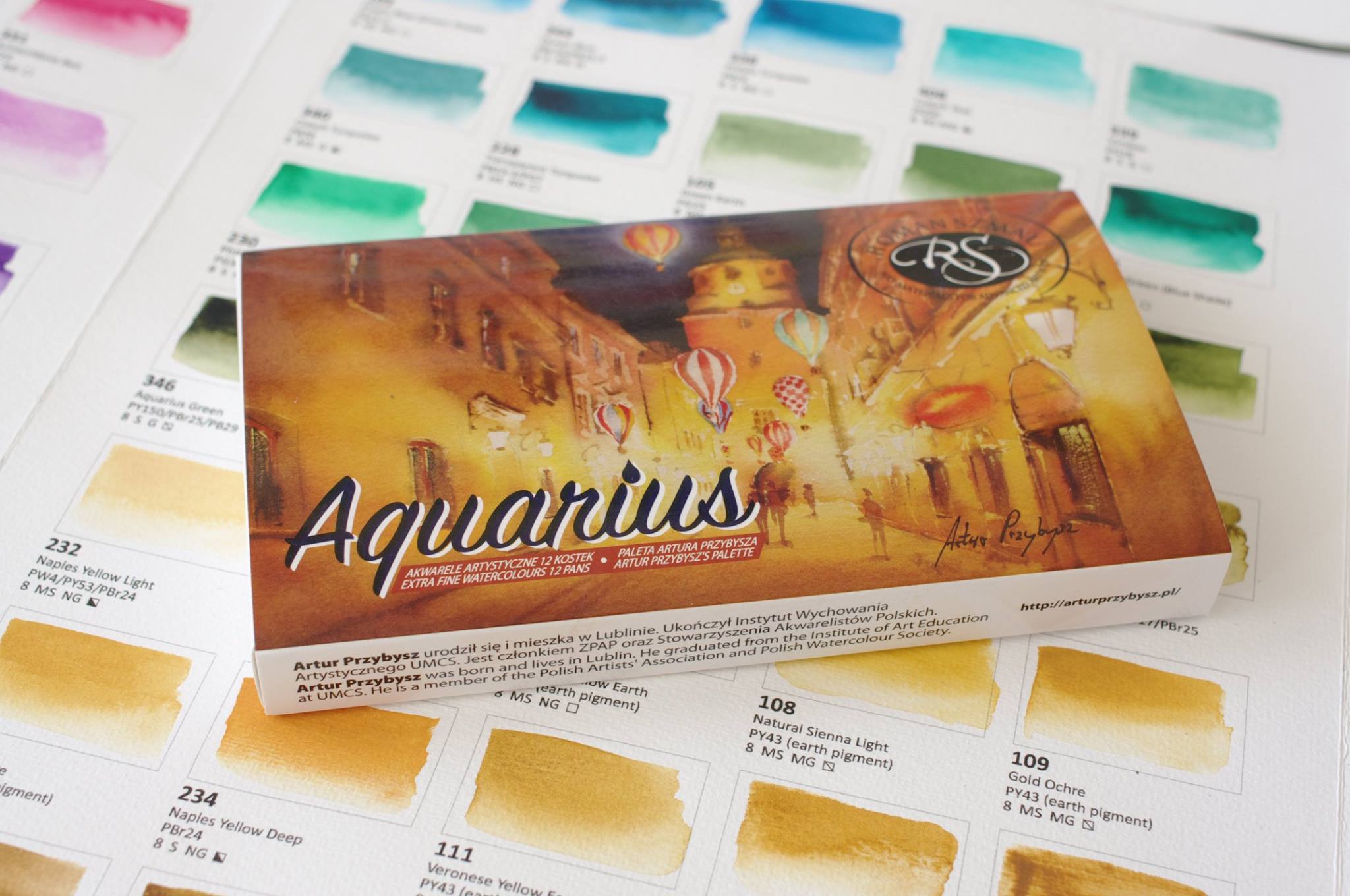 Set acuarele Aquarius Roman Szmal