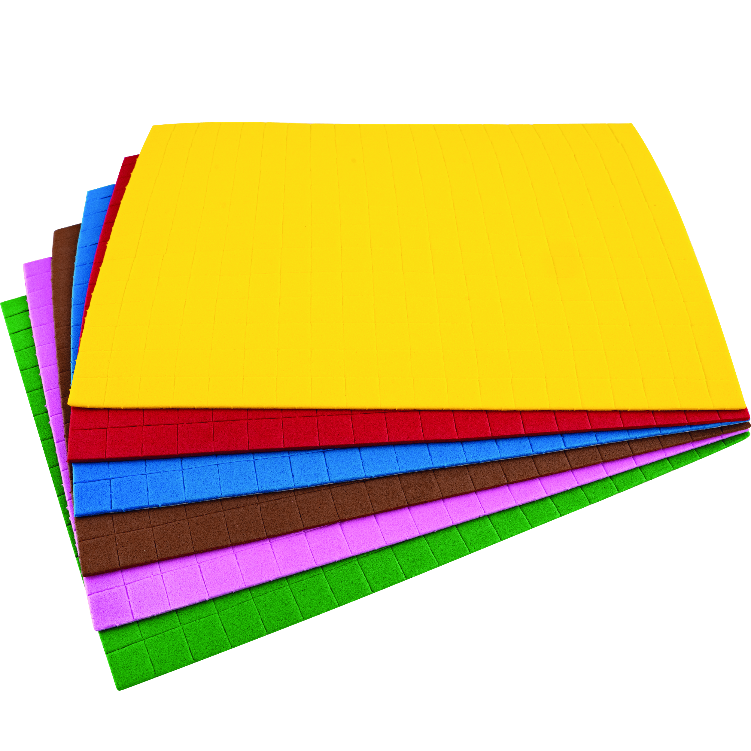 Foi gumate mozaic 10 x 10 mm set 6 foi A5 EVA
