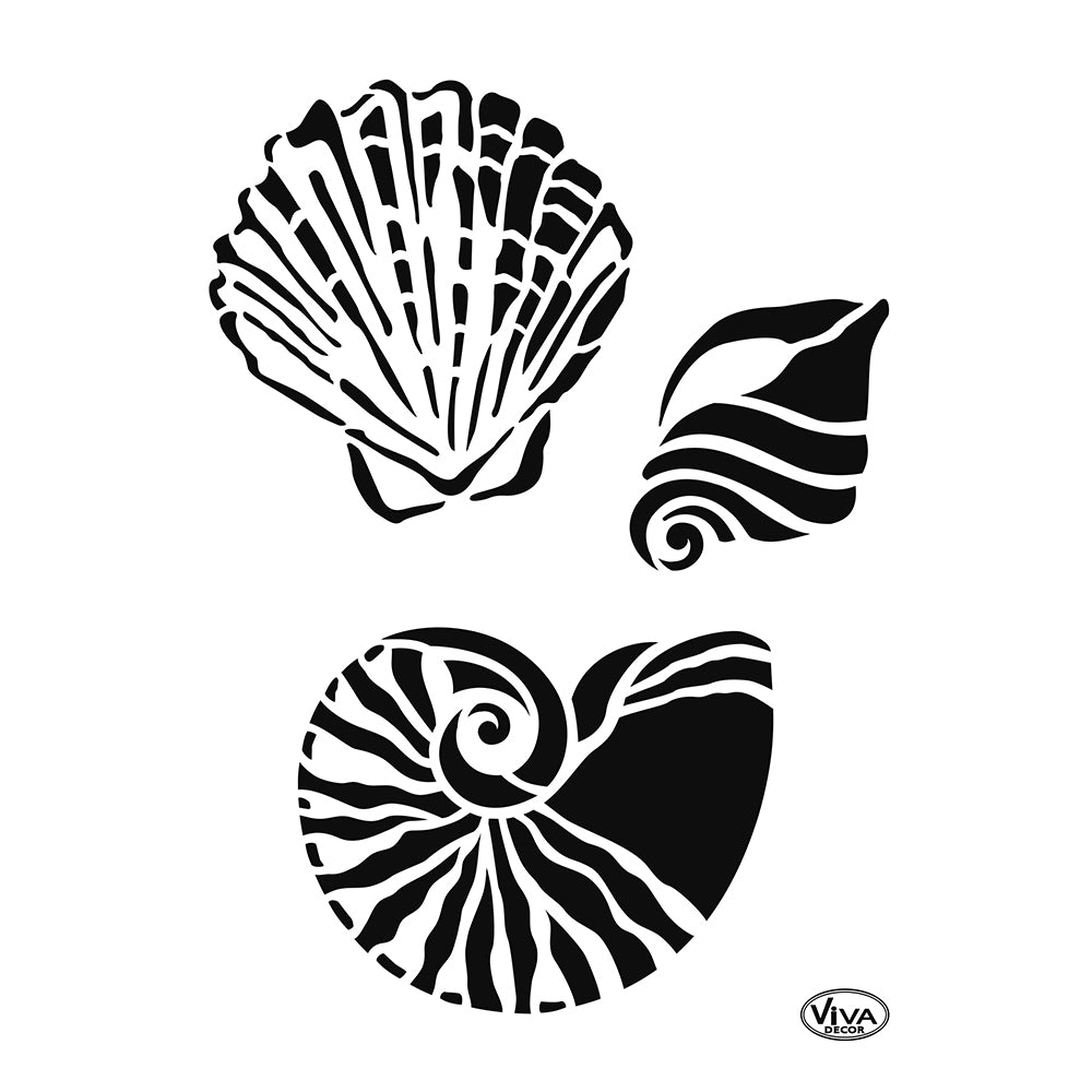 Sablon Universal A4 "SHELLS" Viva Decor