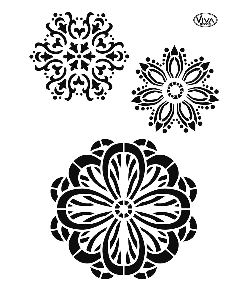 Sablon Universal A4 "MANDALAS" Viva Decor