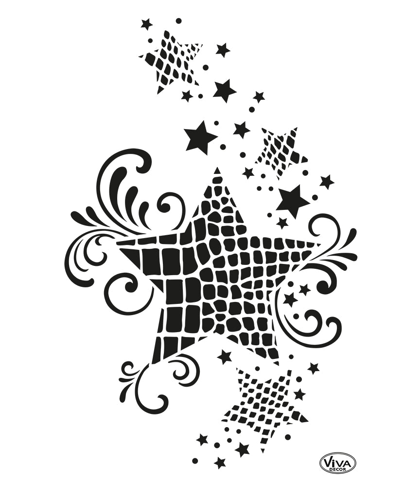 Sablon Universal A4 "STAR ANIMALPRINT" Viva Decor