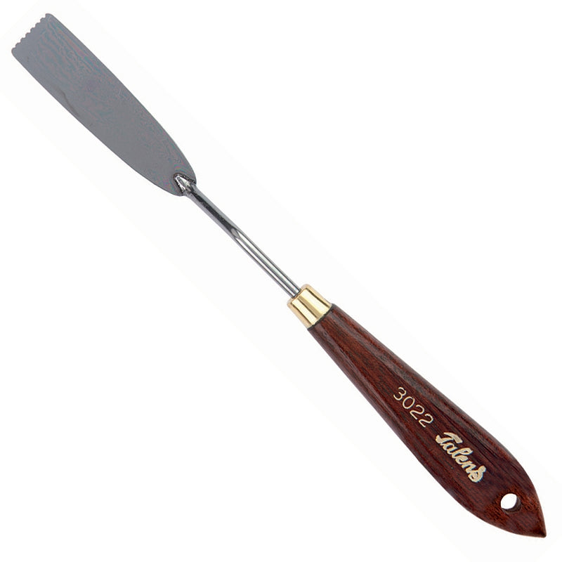 Cutite de pictura Talens - maner din lemn si lama flexibila