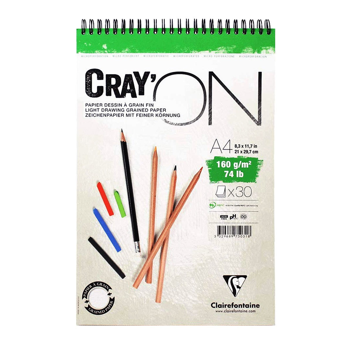 Bloc desen Cray'on Clairefontaine