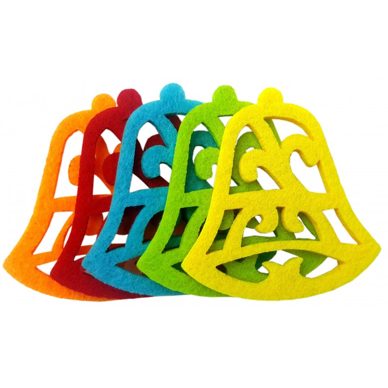 ACCESORII CREATIE FETRU CLOPOTEI SET 5 BUC