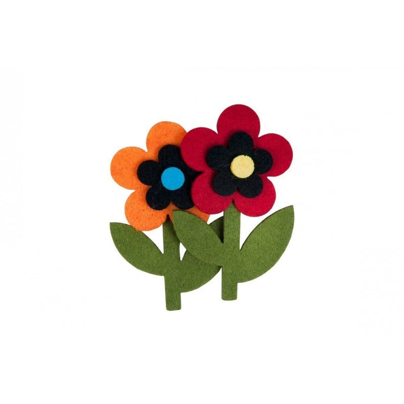 Acuarella - culori acrilice, accesorii papetarie, pensule, carioci si markere etc - ACCESORII CREATIE FETRU FLOARE 2 BUC din categoria , util pentru elevi, studenti si profesori, produs original disponibil din stoc