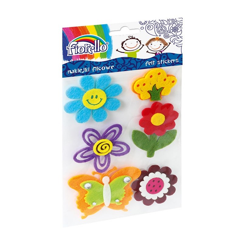 Acuarella - culori acrilice, accesorii papetarie, pensule, carioci si markere etc - ACCESORII CREATIE FETRU STICKER FLORI SI FLUTURI din categoria , excelent pentru proiecte artistice si craft, calitate premium pentru rezultate excelente