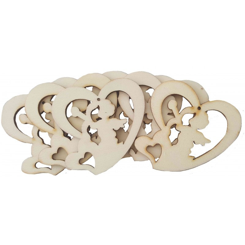 Acuarella - culori acrilice, accesorii papetarie, pensule, carioci si markere etc - ACCESORII CREATIE LEMN INIMIOARA din categoria , potrivit pentru uz profesional si hobby, alegere inspirata pentru papetarie moderna
