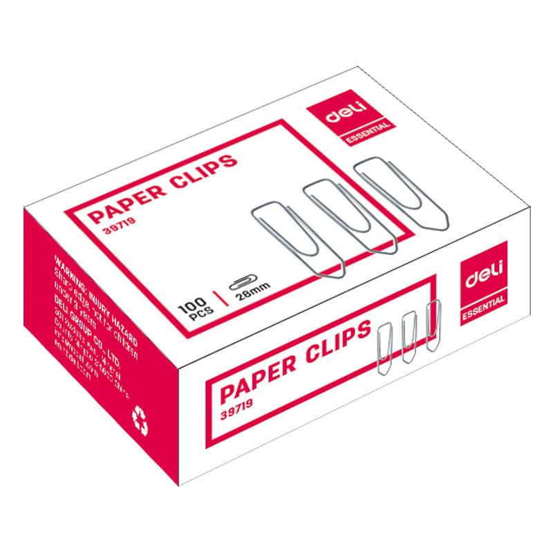 Agrafe metal 28mm 100 buc/cutie Deli