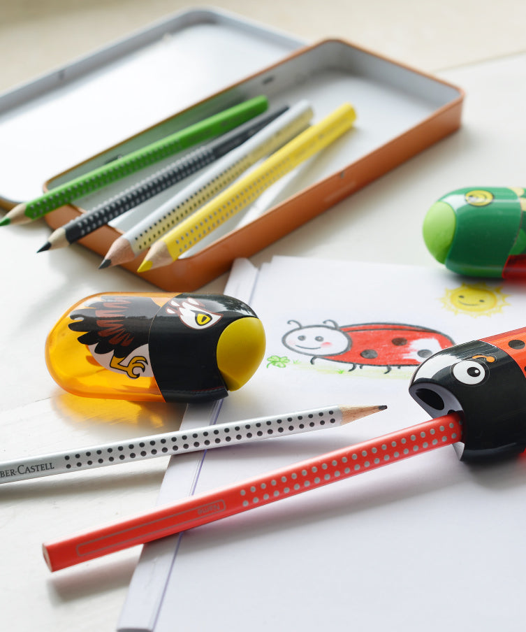 Ascutitoare cu radiera fish in forma de peste Faber-Castell