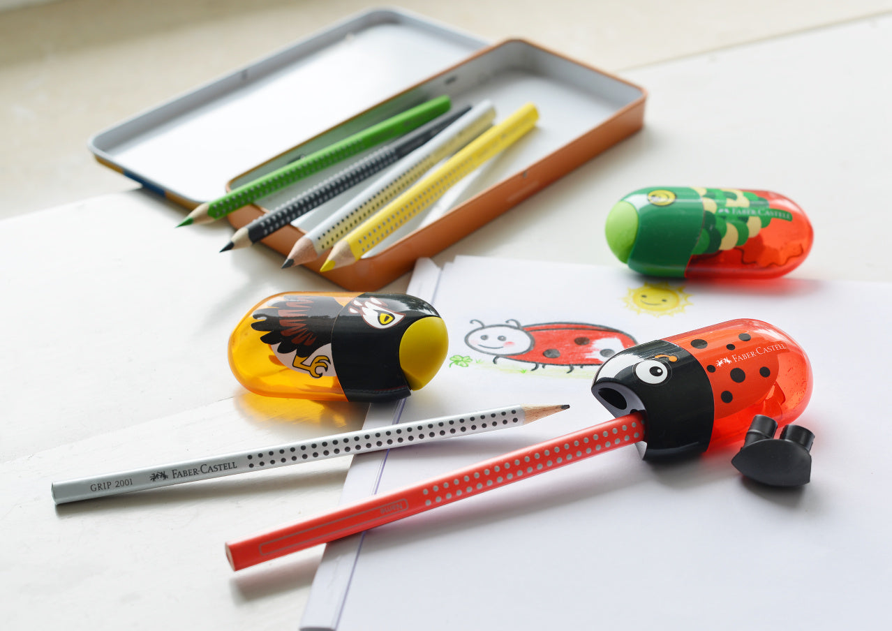Ascutitoare cu radiera fish in forma de peste Faber-Castell