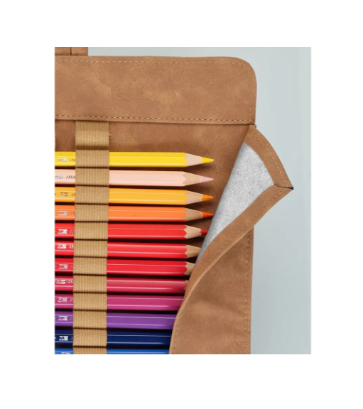 Penar roll-up piele sintetica Faber-Castell