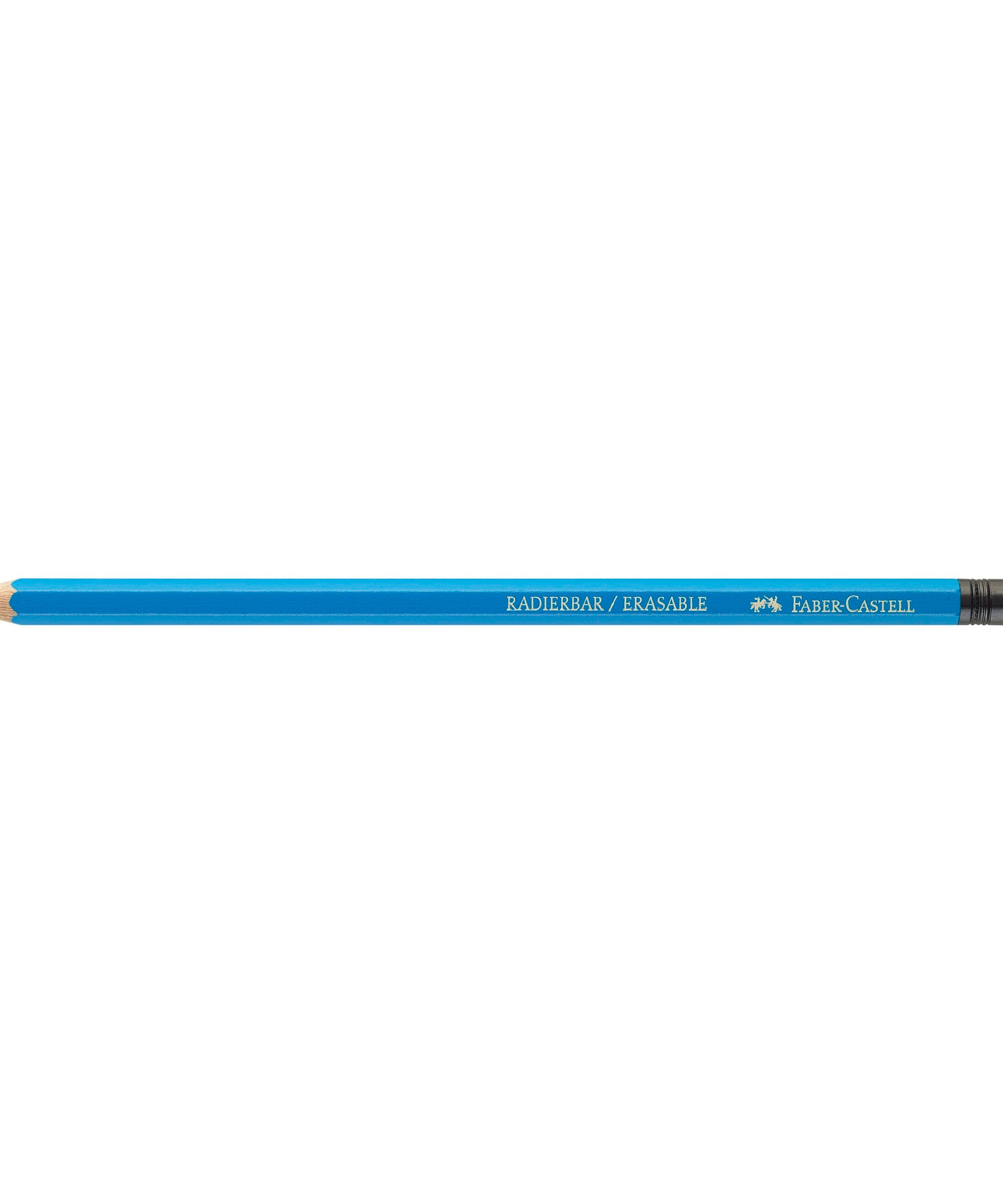 Creioane colorate set 12 culori cu guma eco Faber-Castell