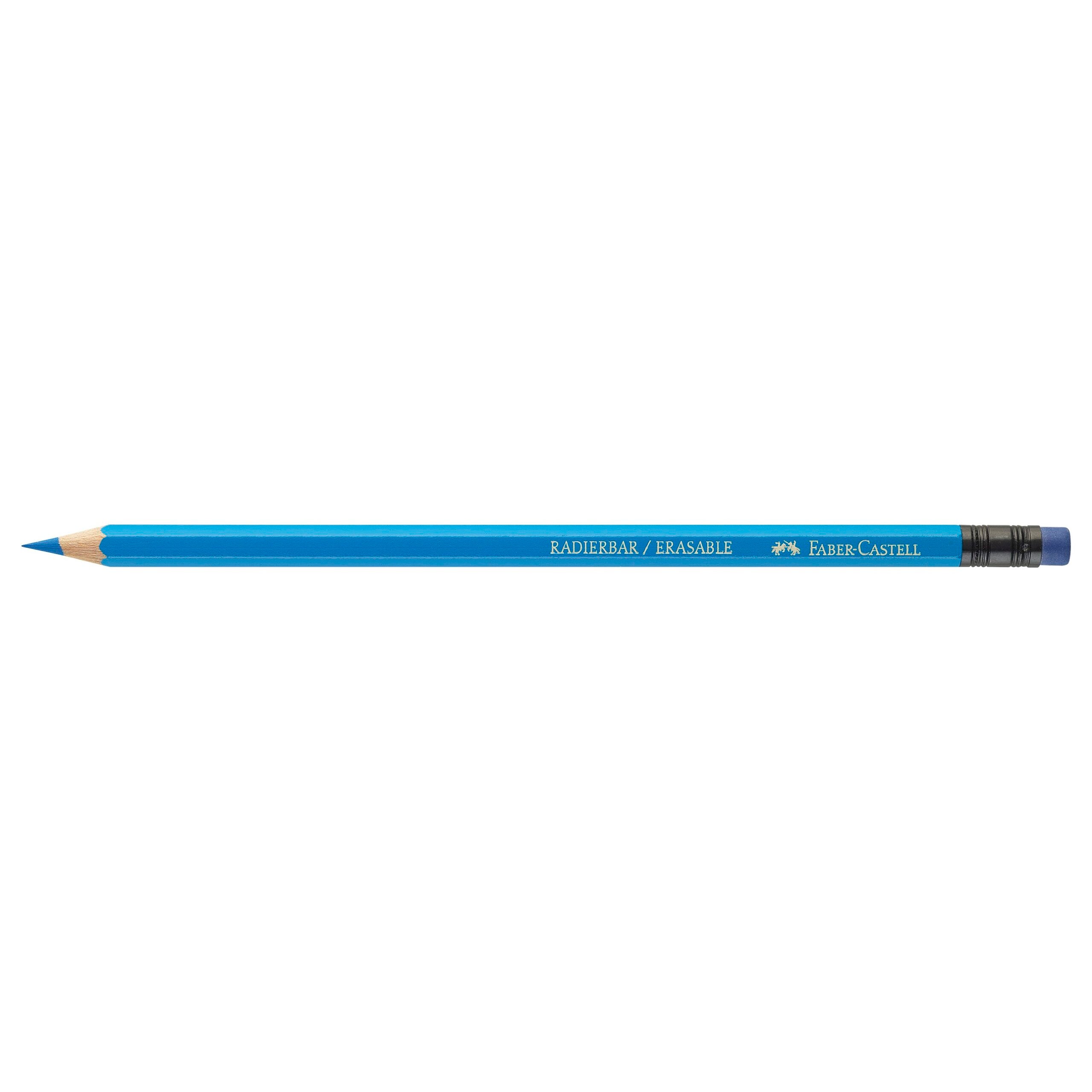 Creioane colorate set 12 culori cu guma eco Faber-Castell