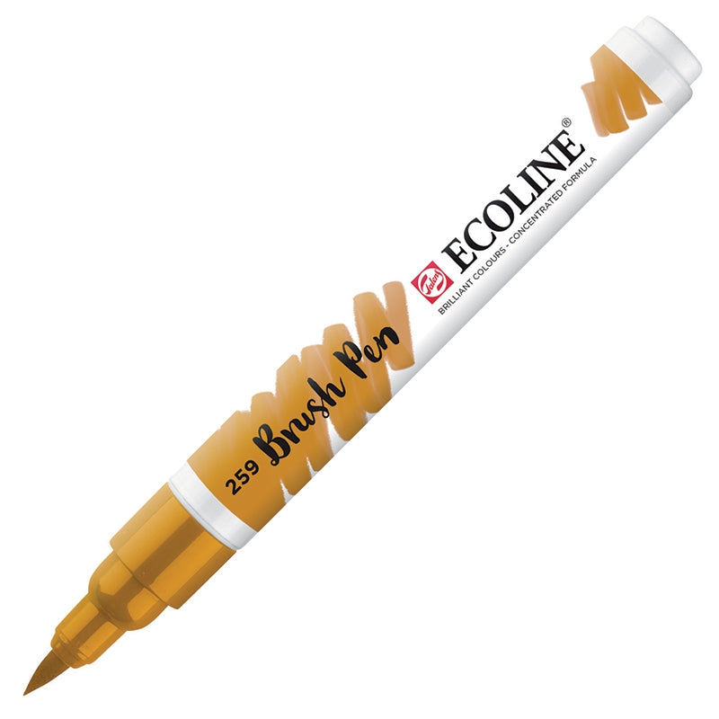 Carioci Ecoline Brush Pen - Apricot - din categoria , excelent pentru proiecte artistice si craft, disponibil online cu livrare rapida