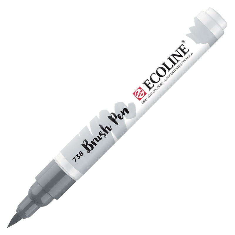 Carioci Ecoline Brush Pen - Warm grey light - din categoria , recomandat pentru desen si activitati creative, alegere inspirata pentru papetarie moderna