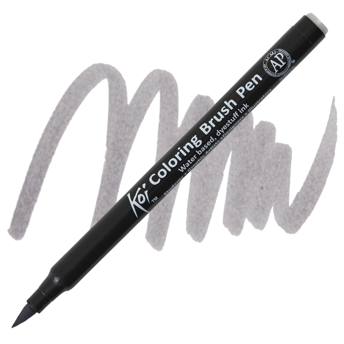 Carioci Sakura Koi Color Brush - Dark cool grey - din categoria , recomandat pentru desen si activitati creative, disponibil online cu livrare rapida
