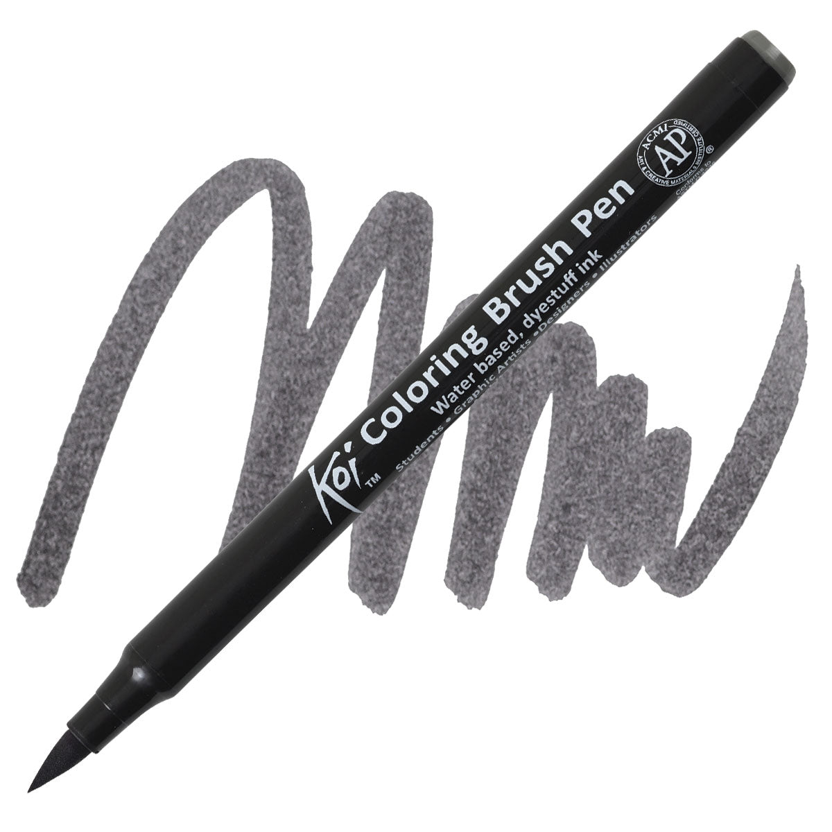 Carioci Sakura Koi Color Brush - Warm grey - din categoria , util pentru elevi, studenti si profesori, pret avantajos in magazin online